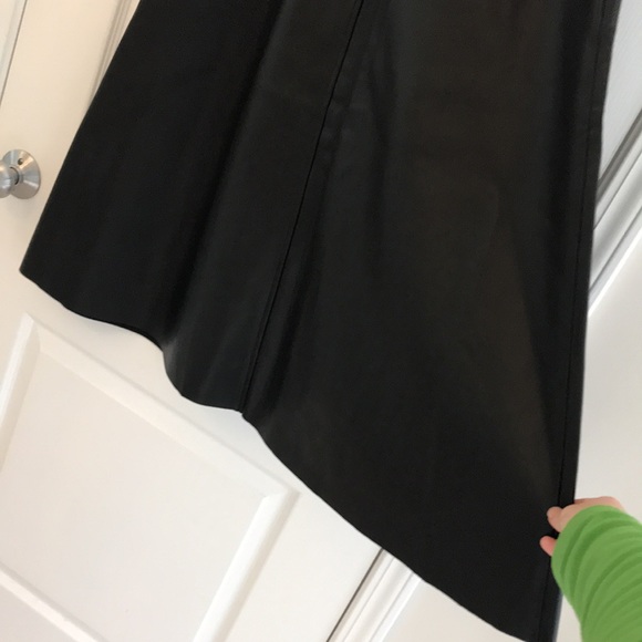 Wide Maxi Leather Skirt - Picture 10 of 15